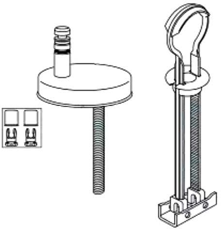 Stel scharnieren Pressalit T soft new Inox