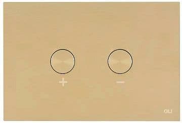 DUWPLAAT 2-TOETS BLINK PNEUMATISCH WHITE GOLD