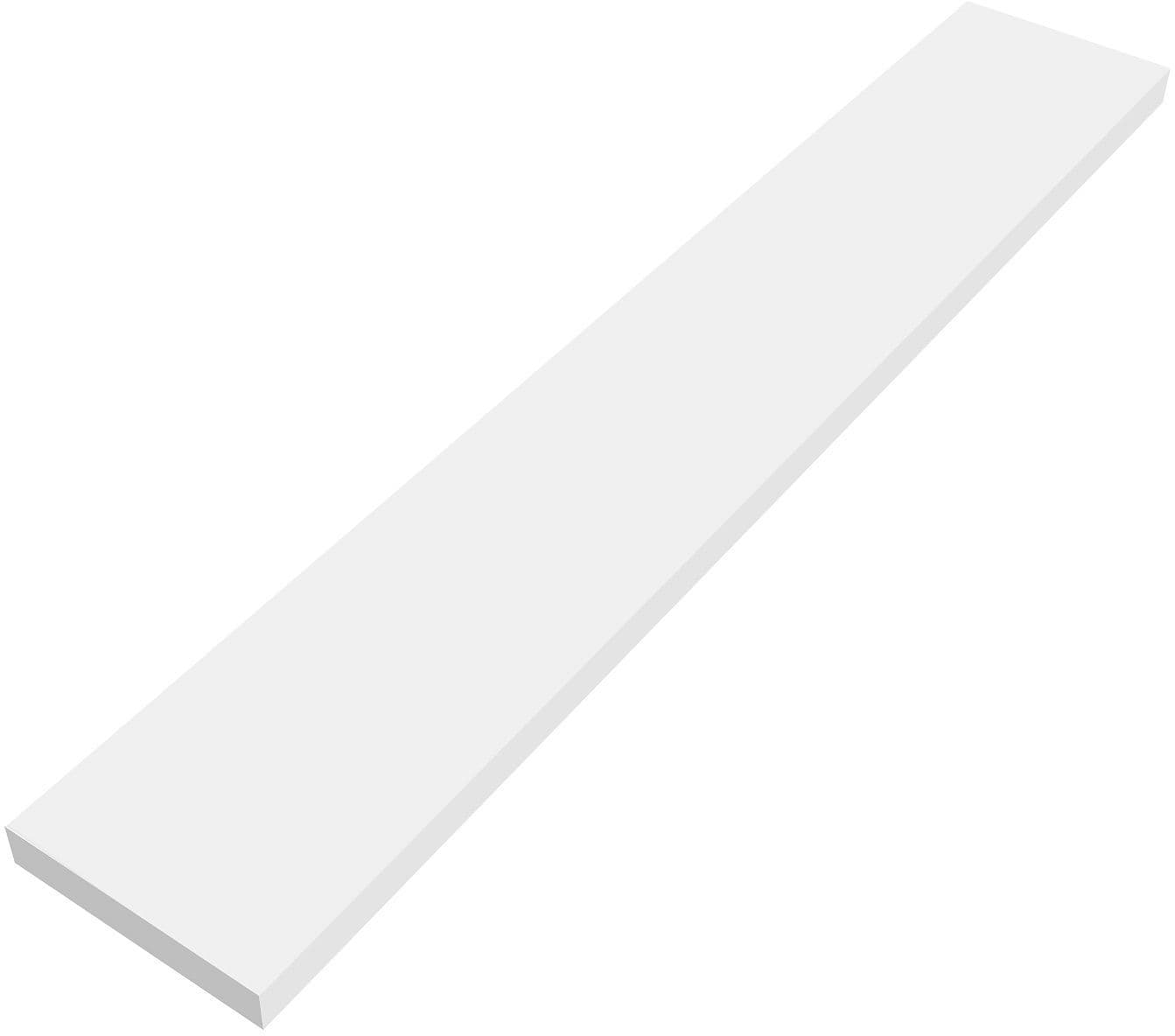 Wandtablet coffee 150X800X19MM TOT 7KG mat WIT
