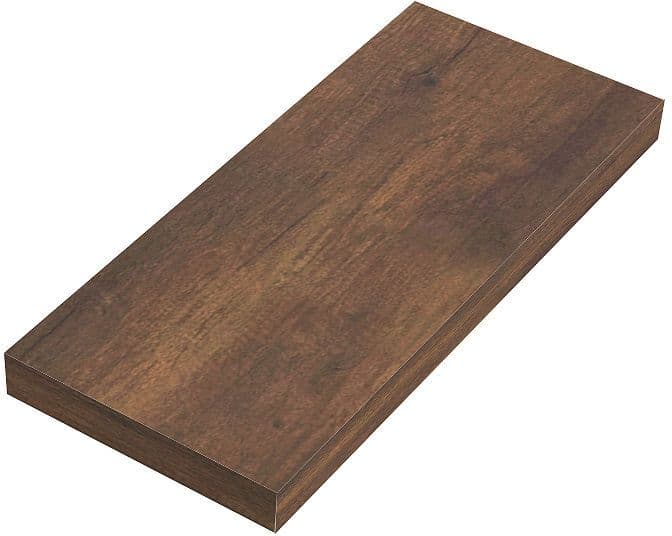 Tablette murale COFFEE 150X350X19MM jusqu'a 7KG CHENE rouille