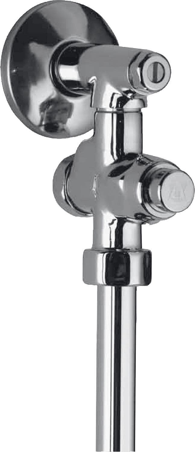 Flush-valve BENKISER staand urinoir opbouw 1/2" haaks sproei