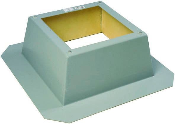 Dos 535-G - Socle de toiture toit plat isolé à double paroi Zehnder