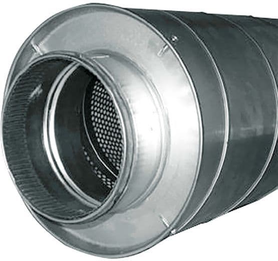 Spiral-d galva dispositif d'insonorisation pour ventilation 100MM 90CM