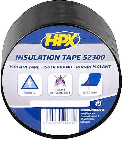 Ruban d'isolation PVC 5CM 20M Noir