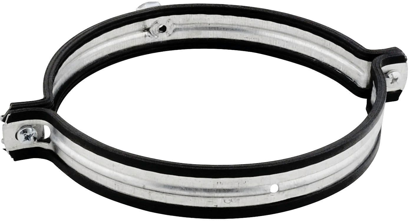 Beugel met isolatie voor ventilatiebuis 125MM M8