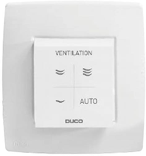 Commande a distance rf/pile bouton Duco blanc/blanc