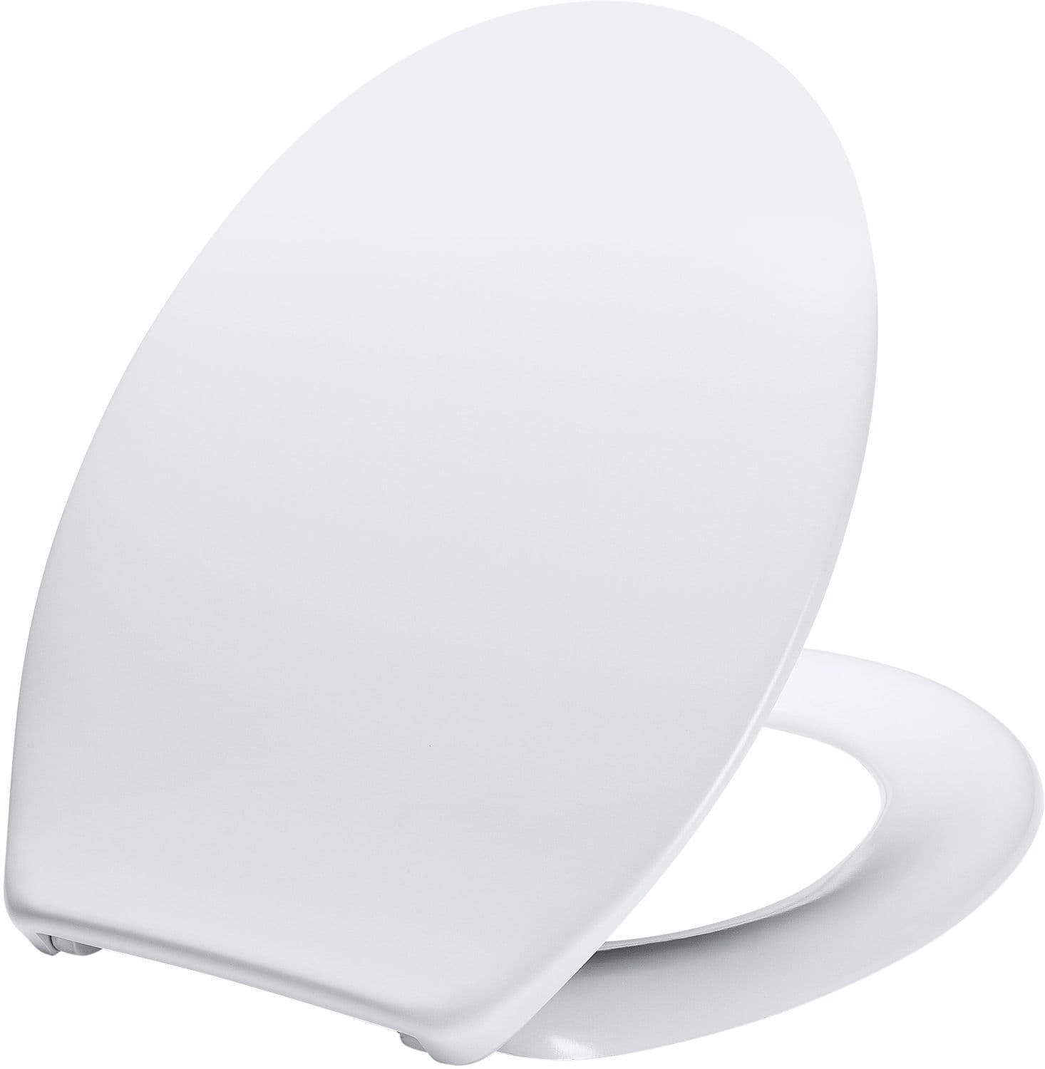 Siege wc D400 desco Collection blanc-inox