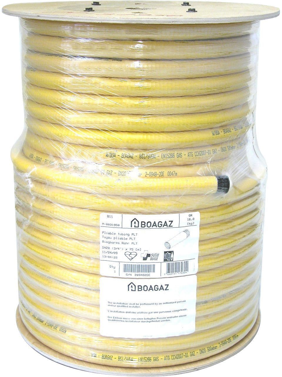 PLT gasflexibel DN32 (5/4")P.BOBIJN 75M Boagaz