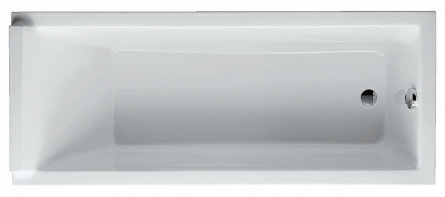 BAD ACRYL STARCK DURAVIT ZONDER POTEN 170-75CM WIT