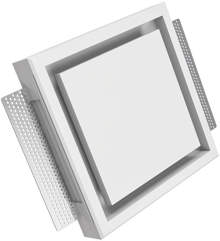 BOUCHE DES.ERGOVENT PLATRE KVADRO 125MM