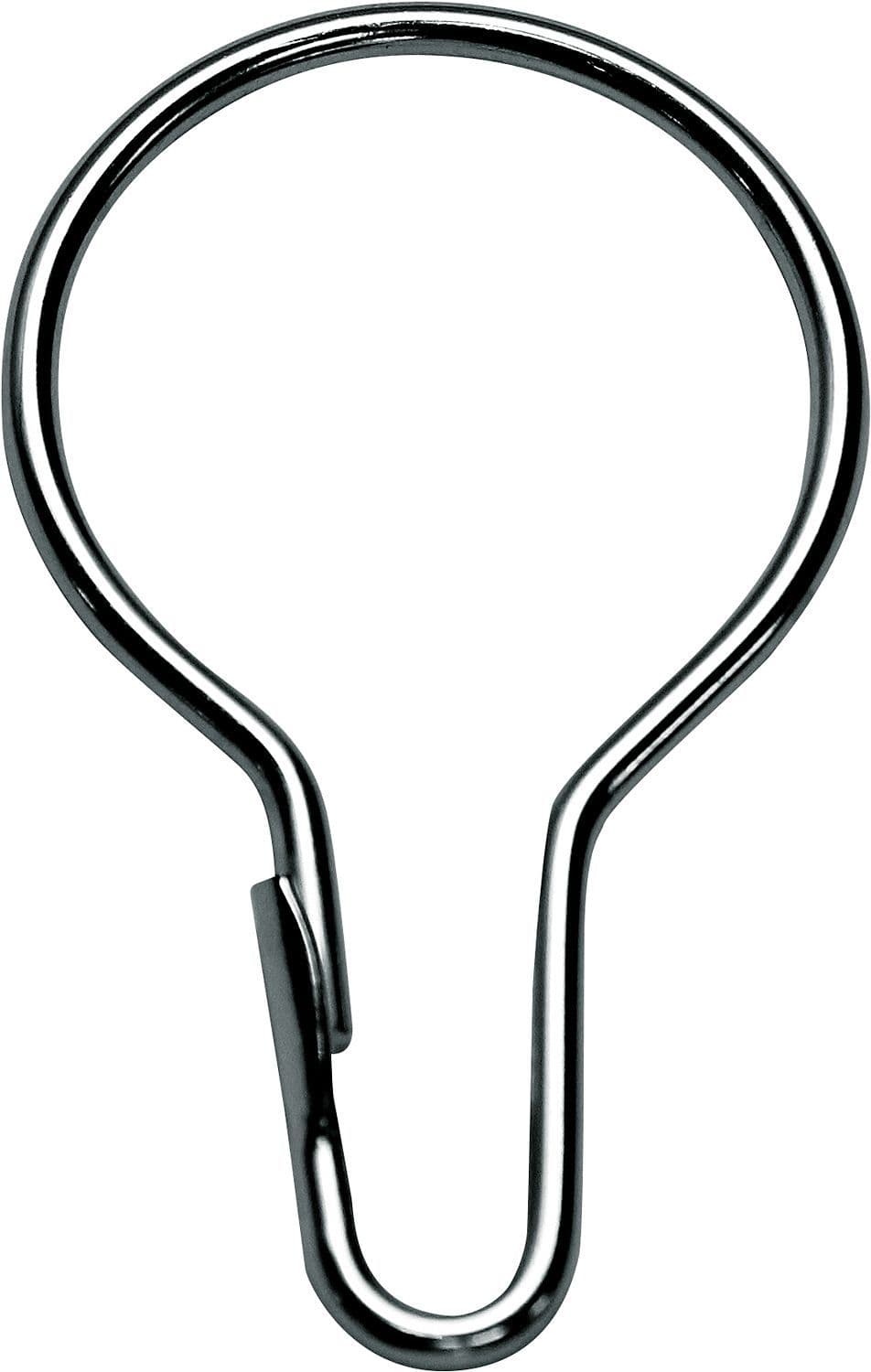Mousqueton pour rideau de douche chrome
