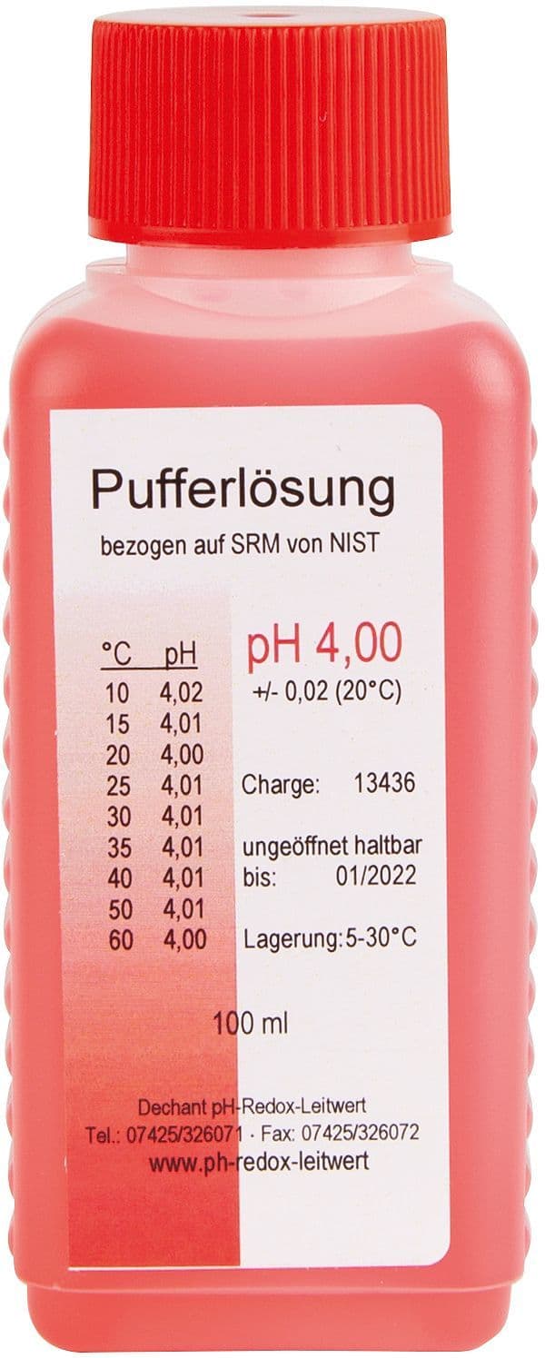 Capbs liquide de calibrage PH4,00 100ML