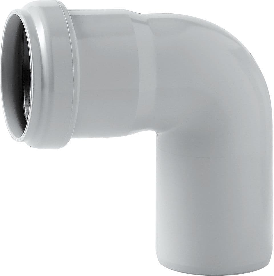 Coude PVC ht Eupen 90°COURT 75MM RA1BHT