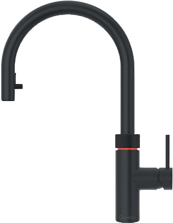 Mitigeur de cuisine avec douchette extractible Flex quooker Noir