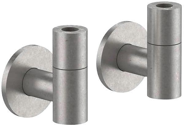 Robinet d'arret equerre avec filtre icona classic fantini raw Metal pvd