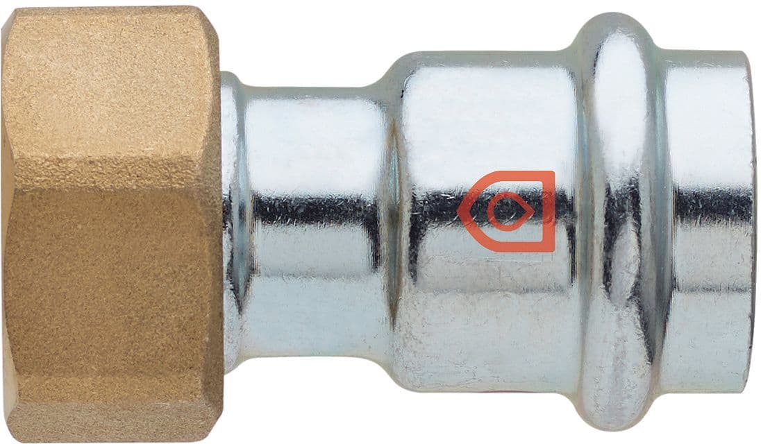 2-D Koppeling 22MM-4/4"F c-staal frabo