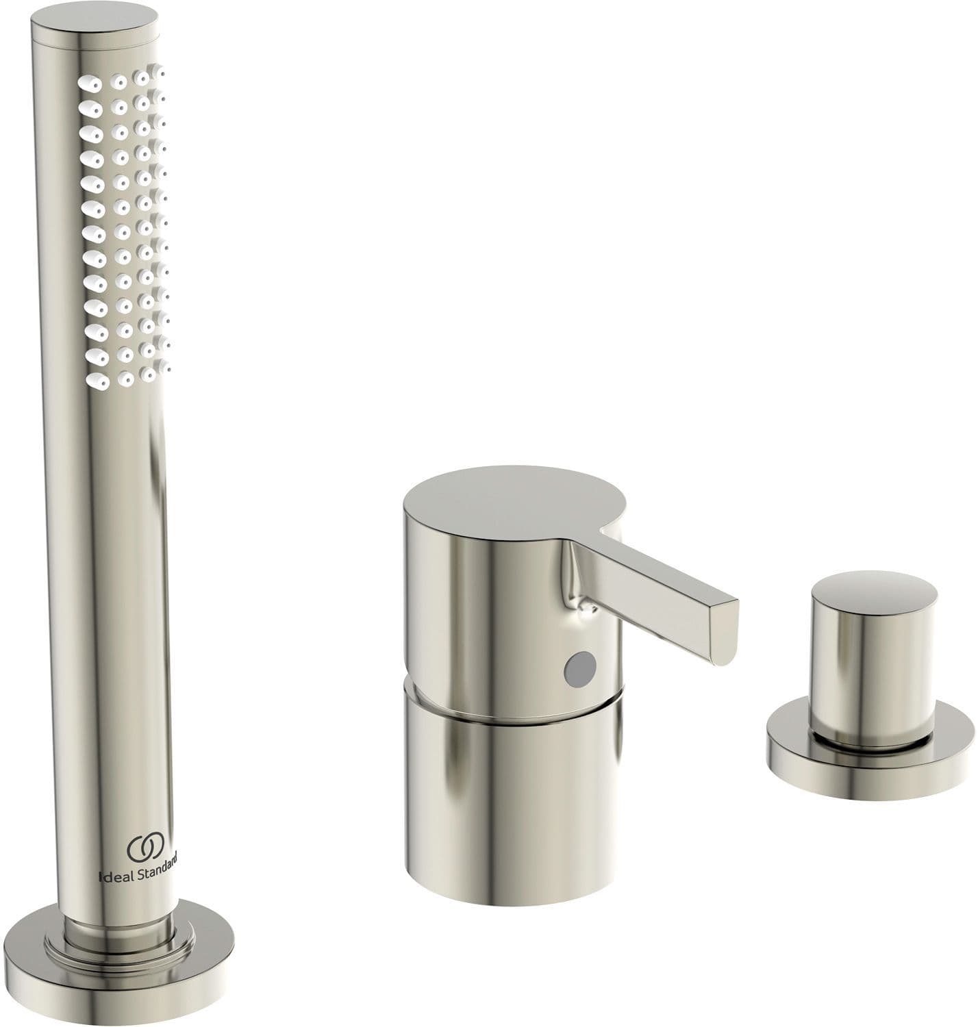 3TROU Melangeur bord du bain pour remplisage par trop-plein joy is look rvs