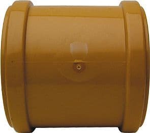 Pvc steekmof riool 110MM rood/bruin