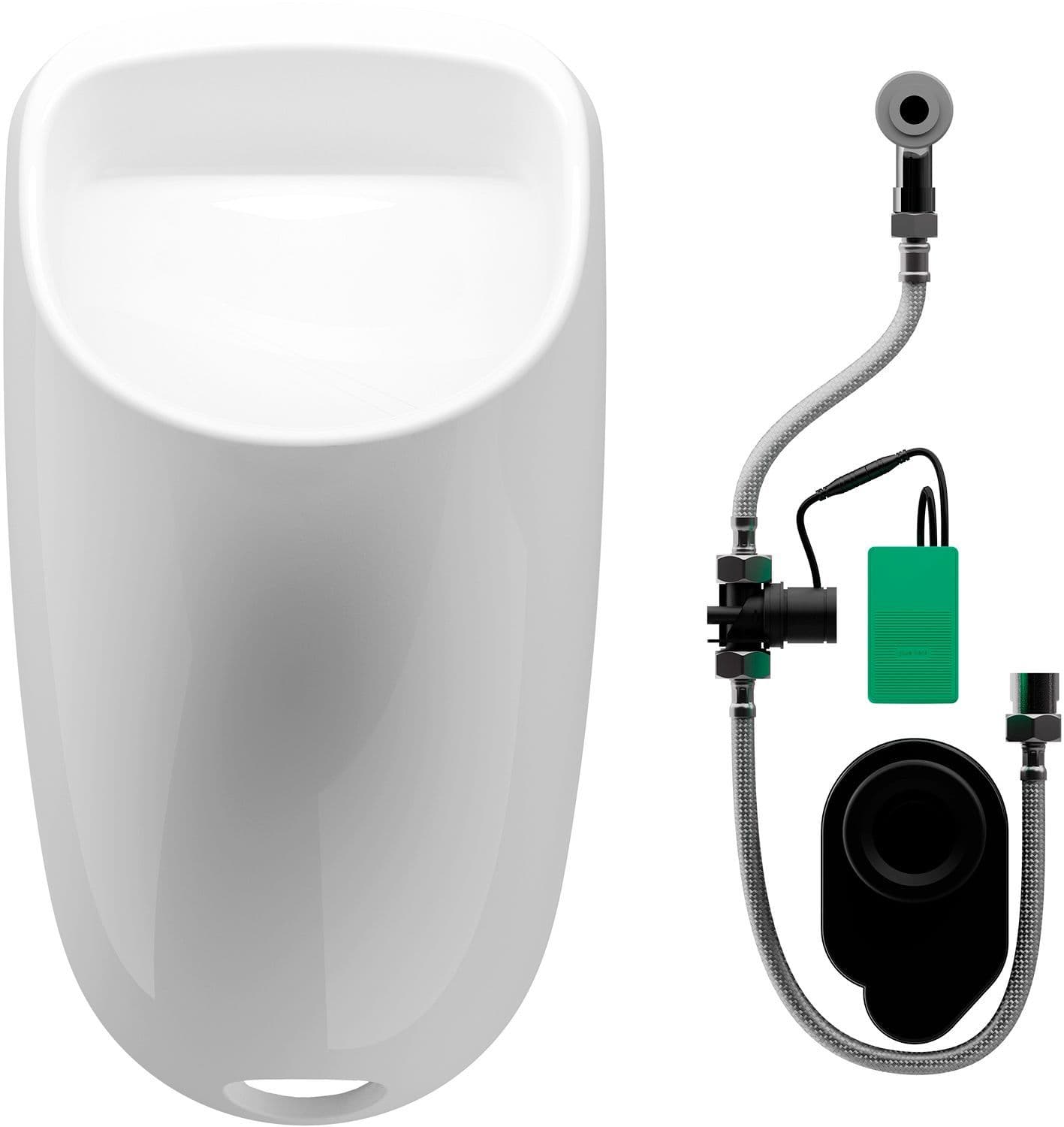 Urinoir U4 met sifon Ipee 6V batterij wit
