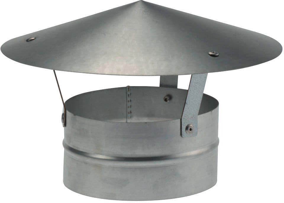 Spiral-d capot de pluie passage de toit pour ventilation 400MM