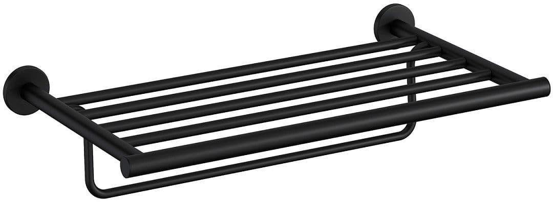 Porte-serviette tablette architect S+ 55CM cosmic Noir mat
