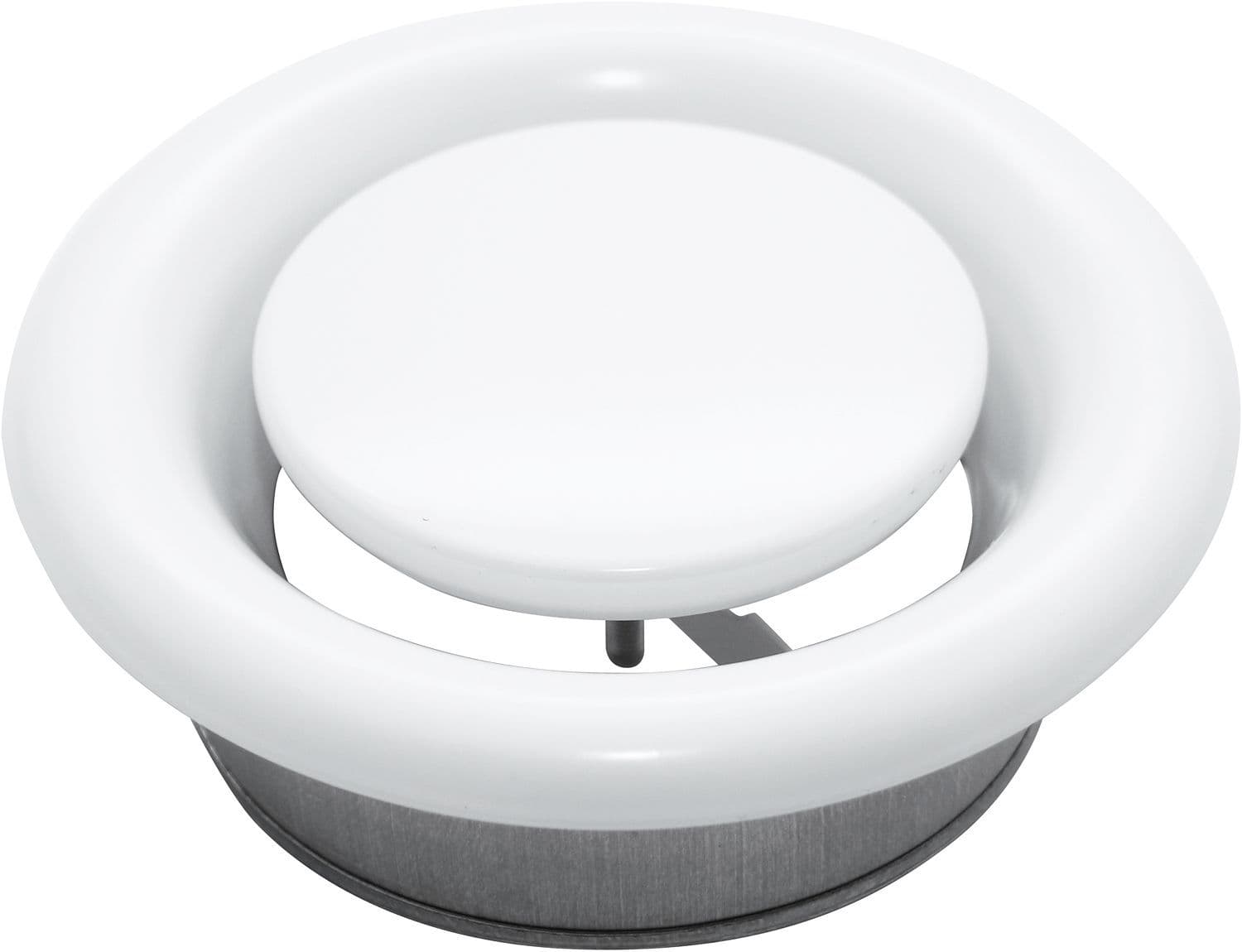 Afzuigventiel regelbaar+huls voor gyproc 125MM