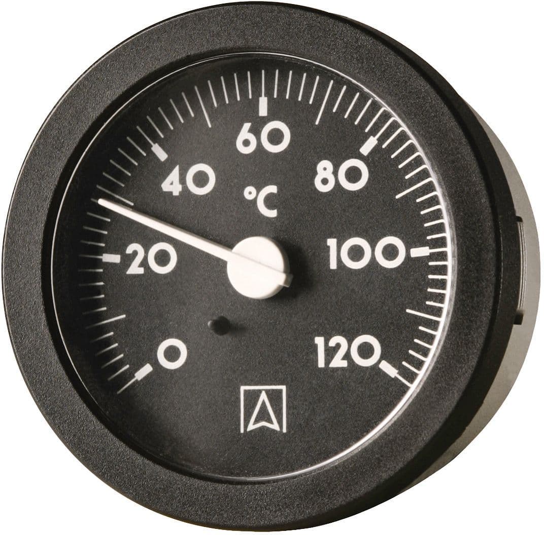 Thermometre rond avec capillaire T110 diametre 52