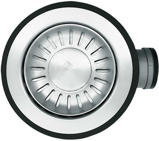 Crepine 3 1/2" avec tamis et raccord trop-plein