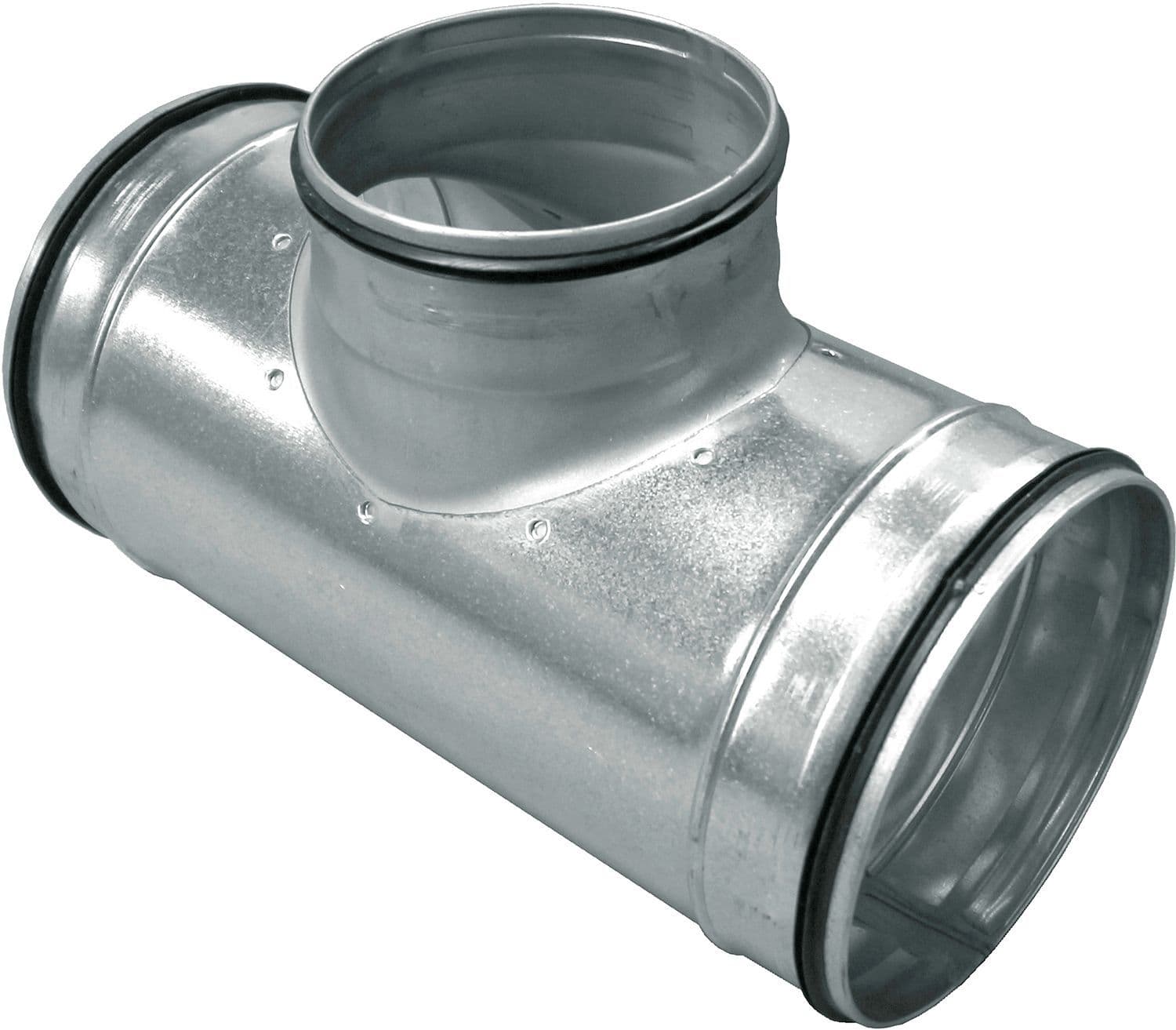 Spiral-d Galva reductie T voor ventilatie 315-200-315MM