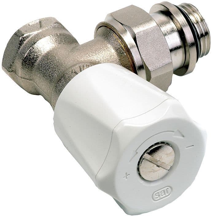 Vanne radiateur Comap double reglable equerre 1/2"MF