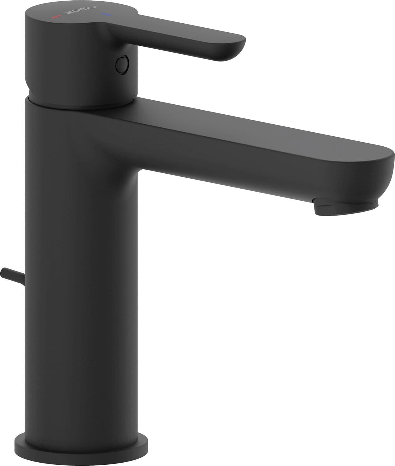 EENGREEPS MENGKRAAN LAVABO ABC+ MET AUTOMATISCHE SLUITING NOBILI MAT ZWART