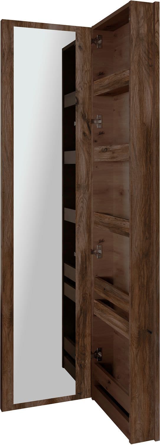 KLEEDSPIEGELKAST COFFEE SMAL 1 DEUR RECHTS 40  NOTELAAR DECOR FLUWEEL