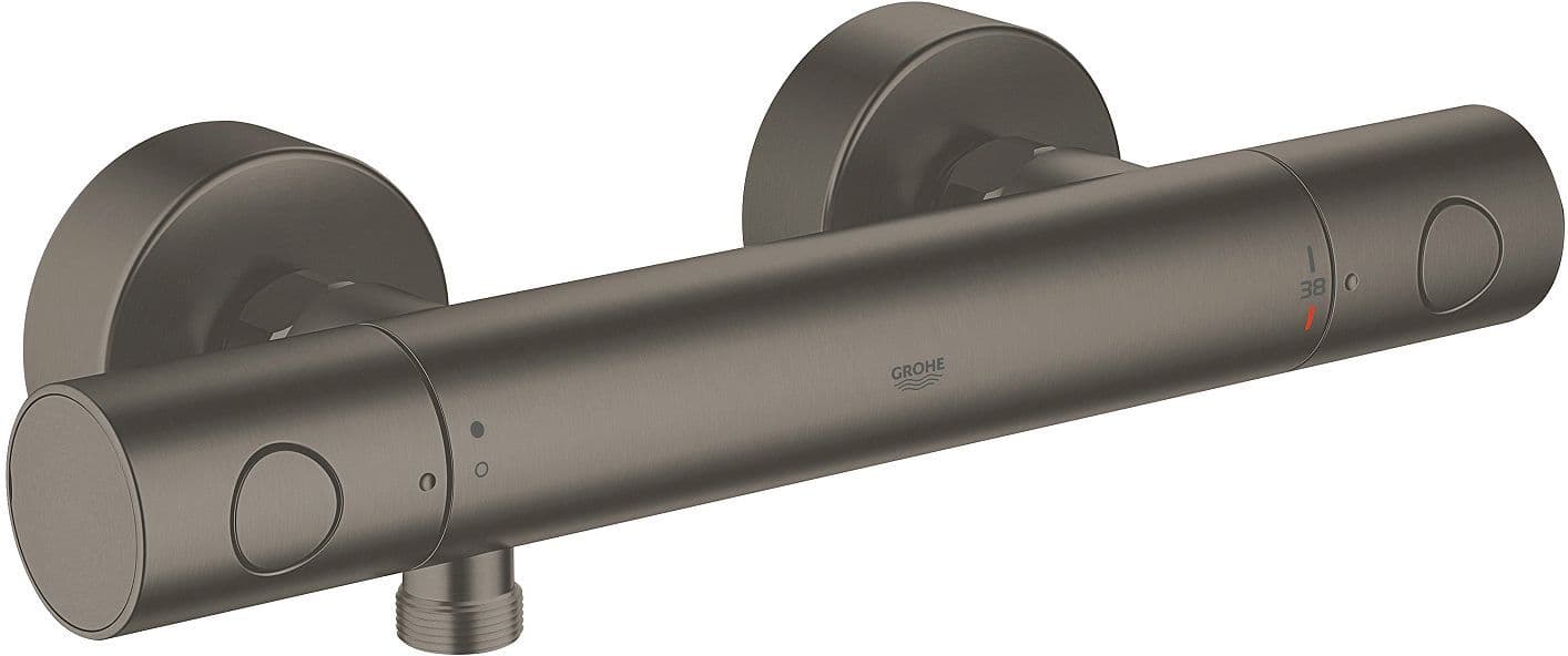 Thermostaat douche Grohtherm 1000 Cosmopolitan M FG brushed Hard graphite