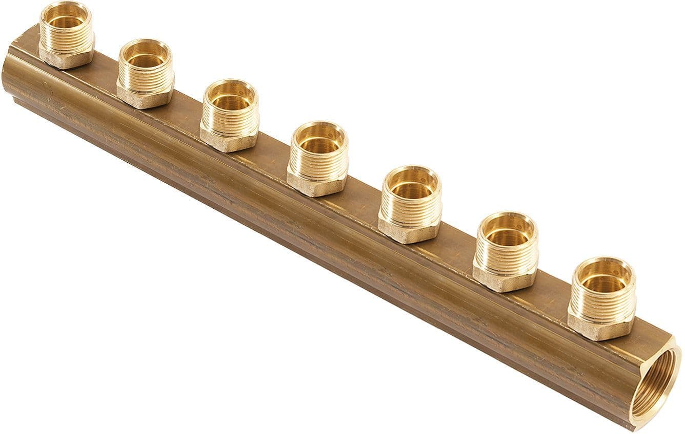 Collecteur avec raccordements Eurocone cc 4/4"FF 7X3/4 EK