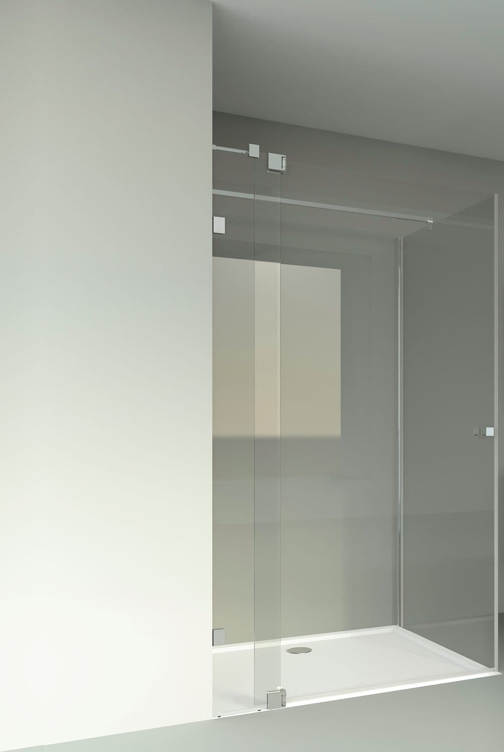 PASPARTOE porte pivotante + paroi H200 80-180
