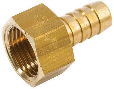 Koperen gasteton binnendraad 1/4"FX10MM