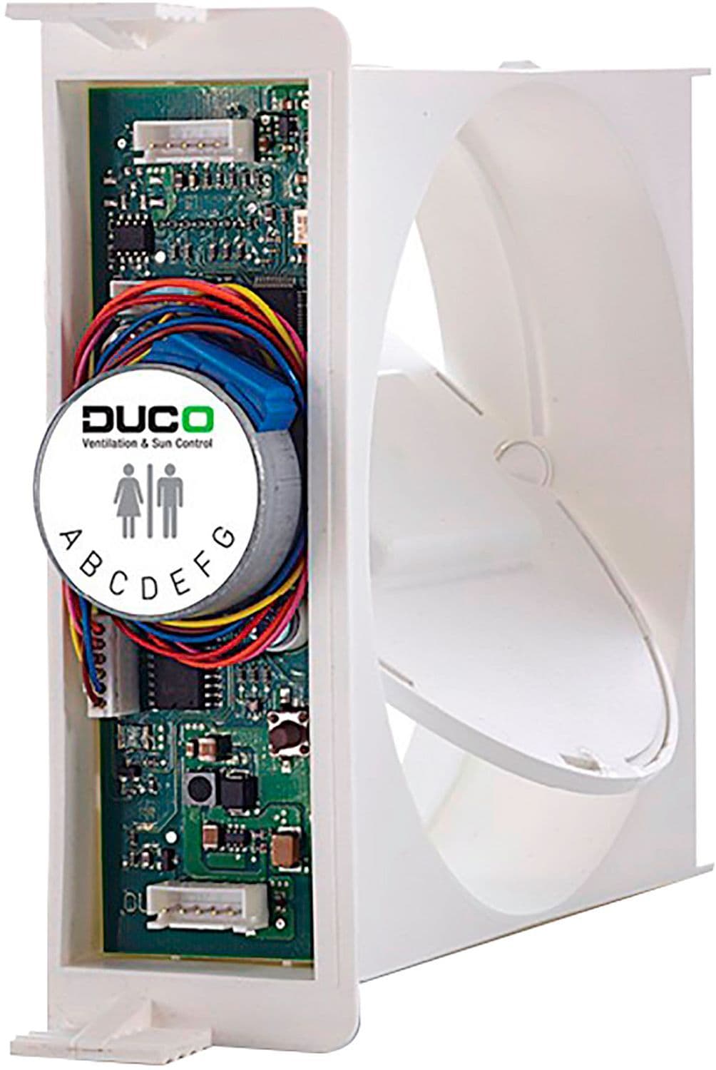 Clapet de reglage pour DucoBox Focus pour toilet 25M³/H