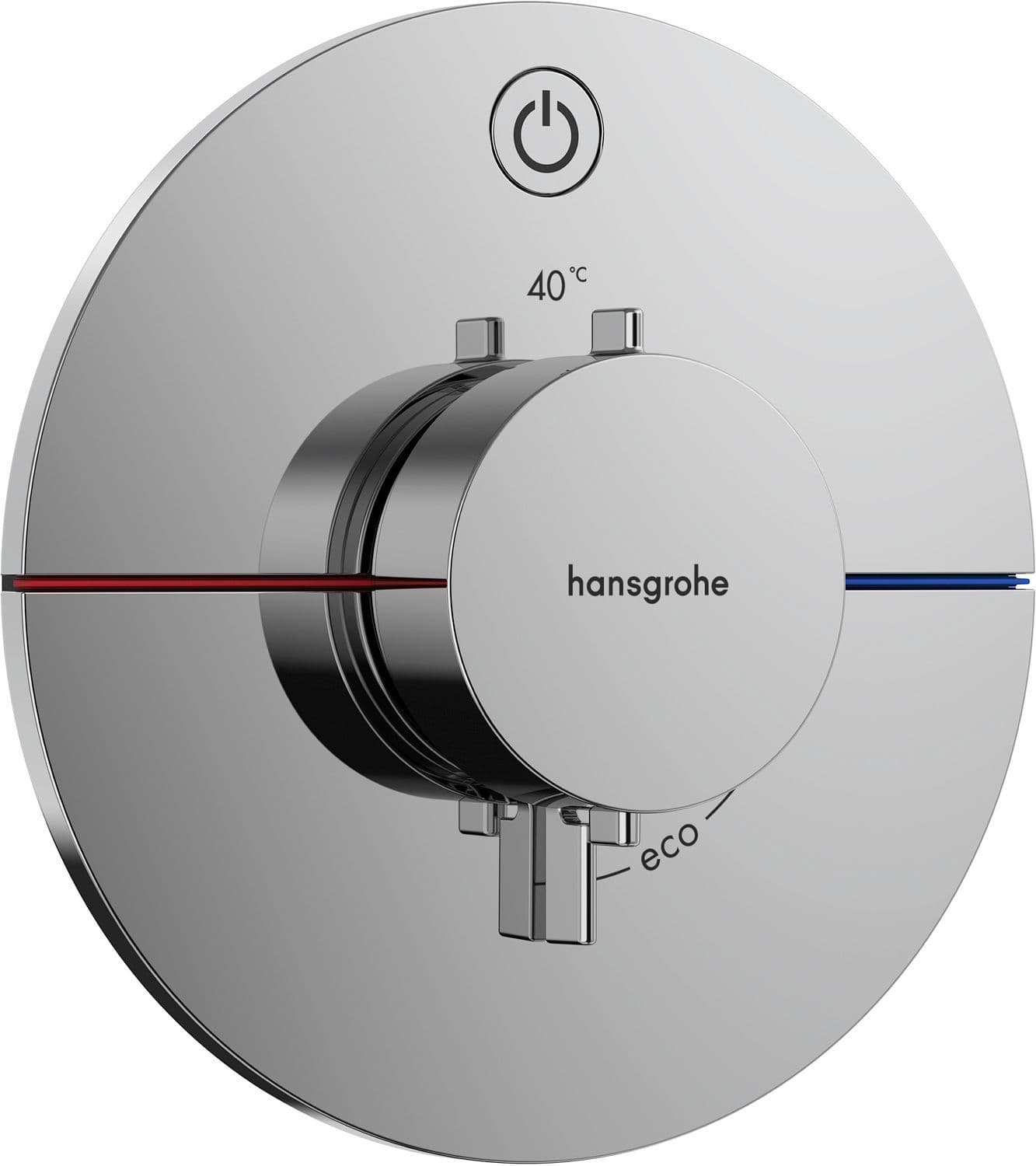 Set de finition thermostat +1 fonction Comfort S HG chrome
