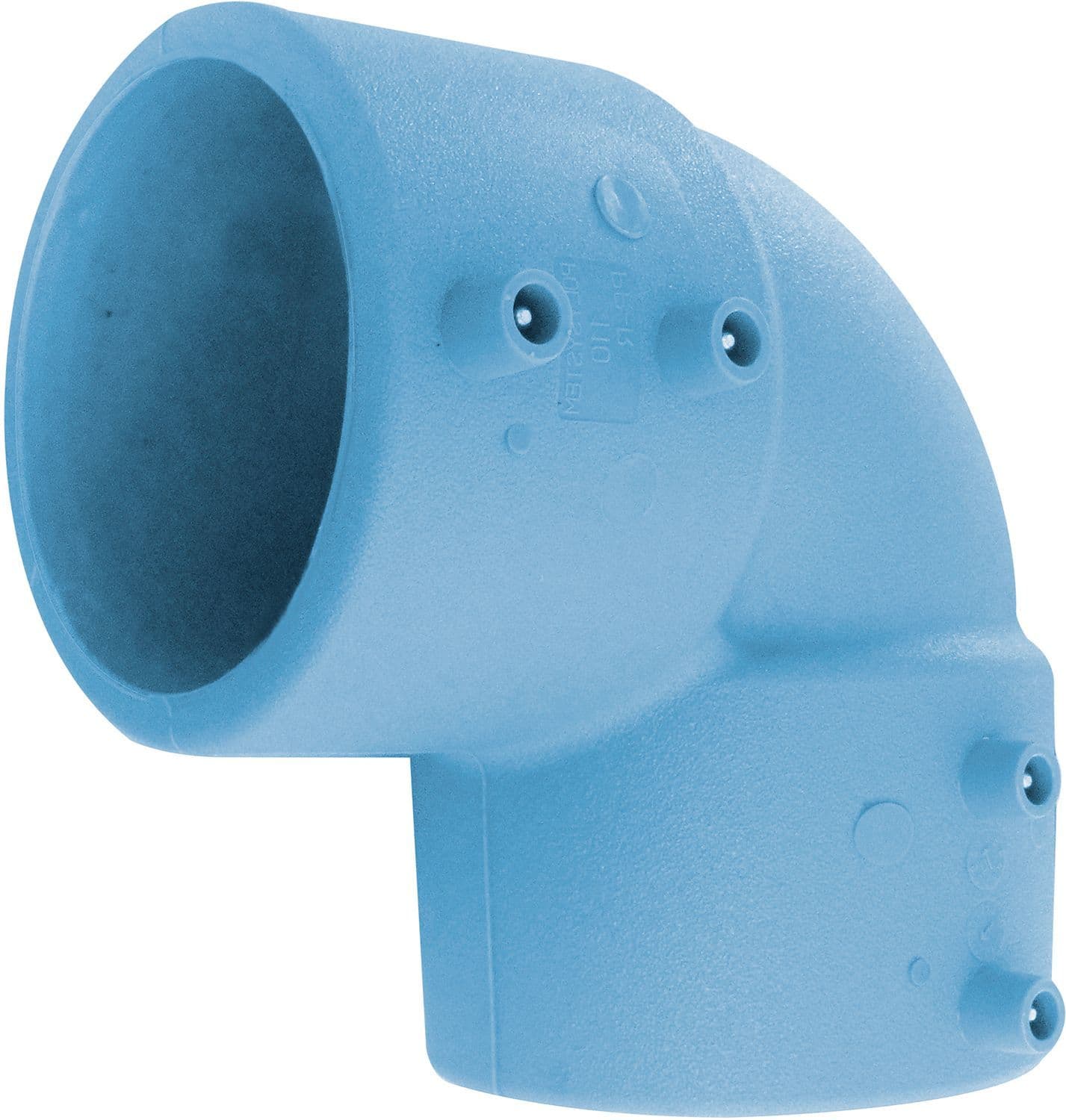 Elektro-elleboog 90° 75MM Niron nupi