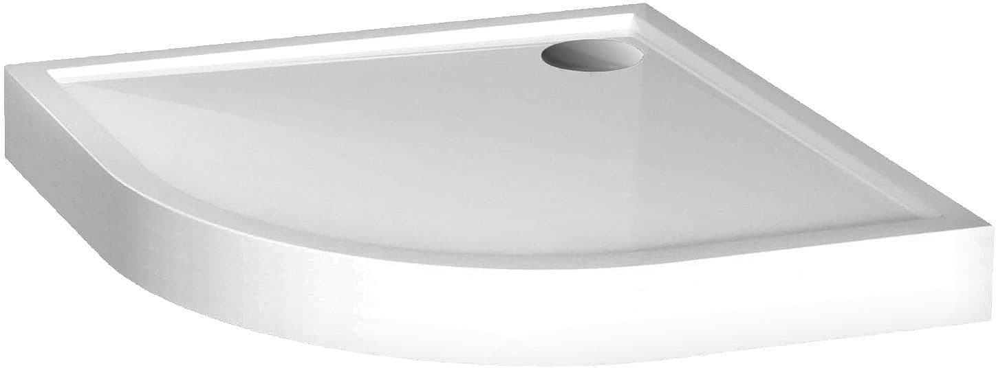 Tub acryl 1/4R chic 90-90-11 R550 inclusif Panneau blanc