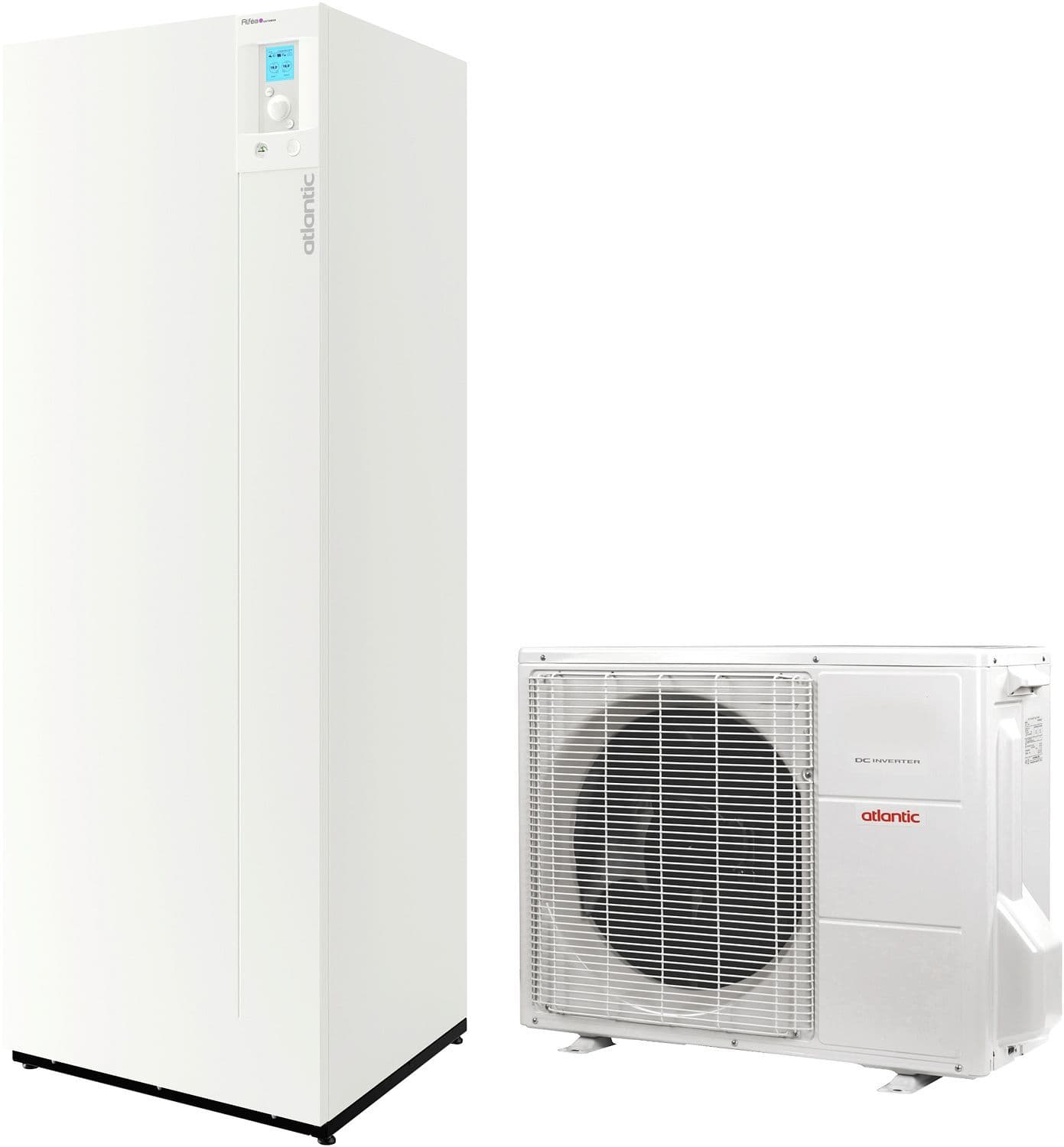 WP Lucht/water+ingeb.boiler 190L Alfea Extensa duo A.I.6 6KW Connected Atlantic ERP CV A+ ERP WW A