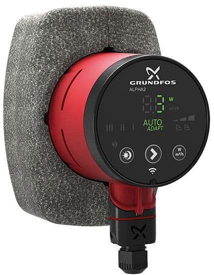 Circulateur chauffage central ALPHA2 25-60 Grundfos L180 6/4"