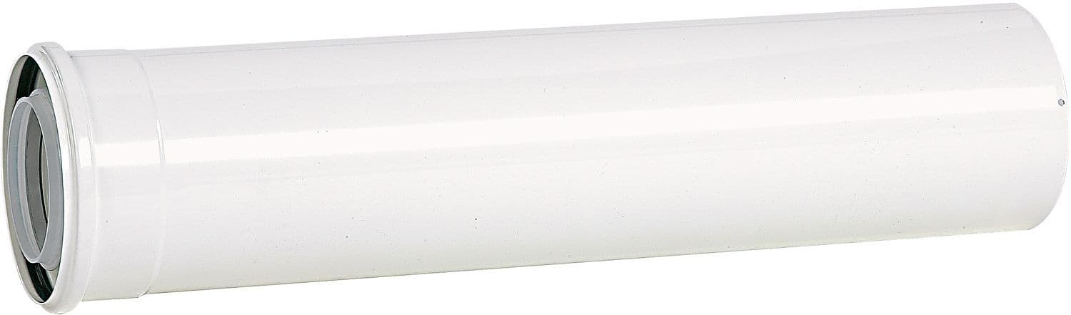 Rolux tube concentrique 100/150MM 1000MM metal/pp ubbink