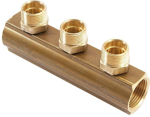 Collecteur avec raccordements Eurocone cc 4/4"FF 3X3/4 EK