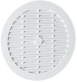Rooster vezelcementbuis rond WIT 100MM