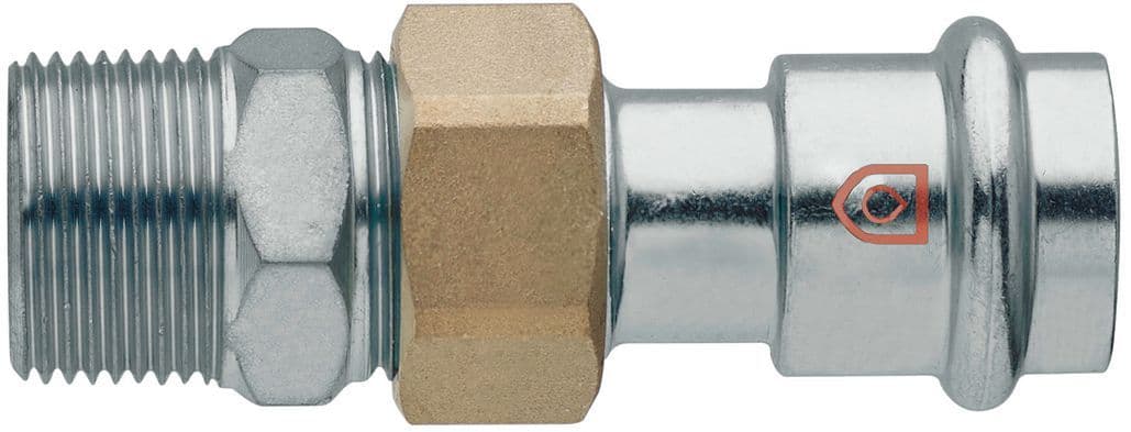 3-D Koppeling 28MM-4/4" M c-staal frabo