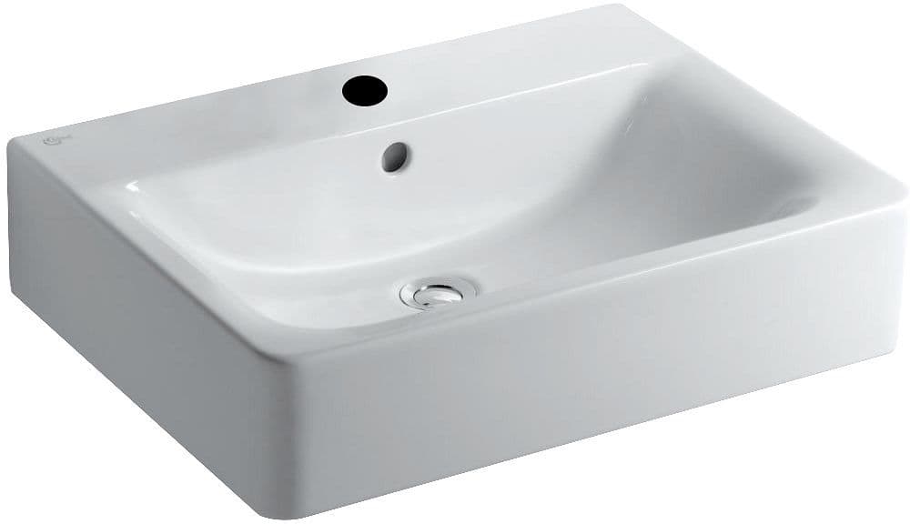 Lavabo connect IS 65CM +1 kraangat WIT