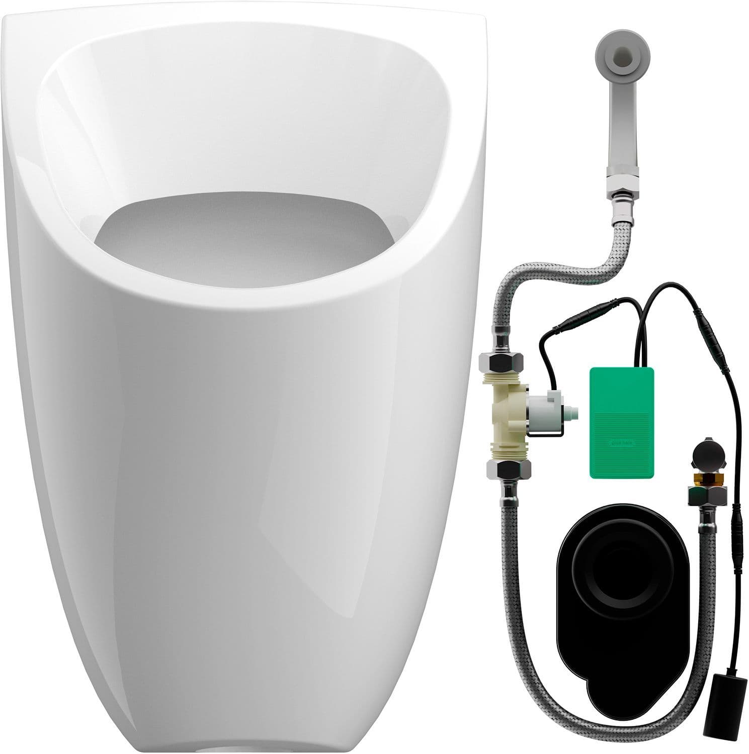 Urinoir U1 avec siphon Ipee 6V batterie blanc