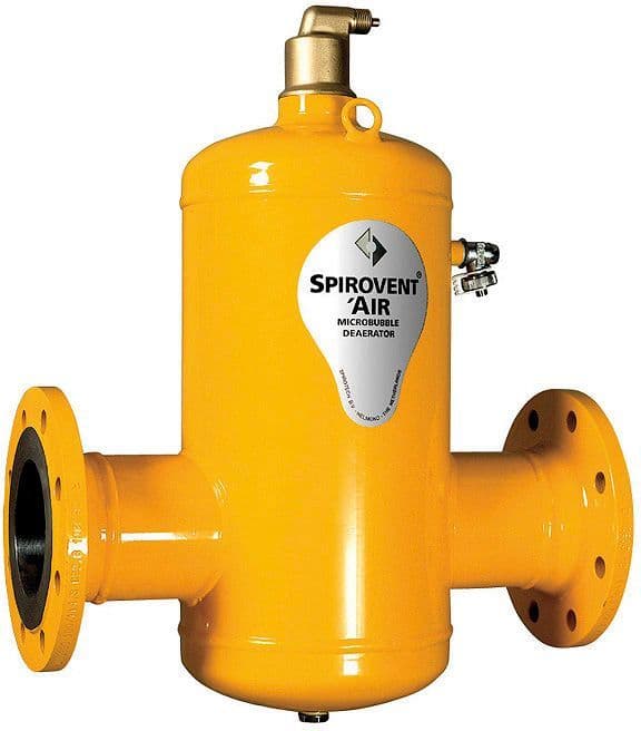 Luchtafscheider spirovent DN050 flensaansluiting