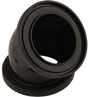 ELLEBOOG 45° 75MM kunststof PERS Henco